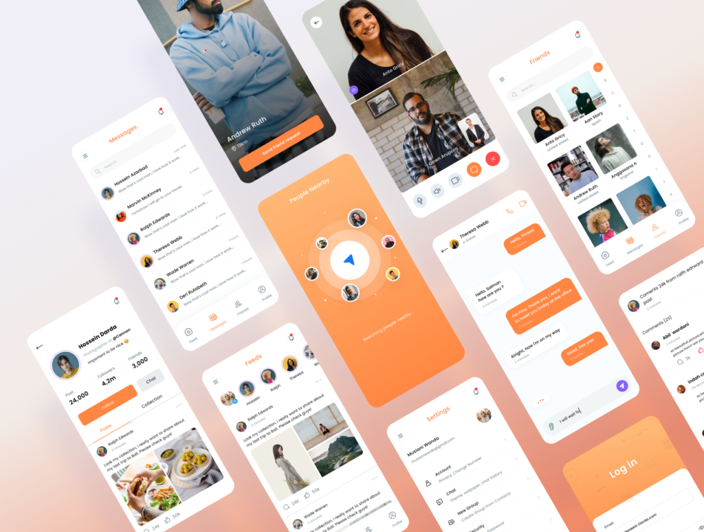 Social Media App UI Kit – Professional Template Kits, built for you